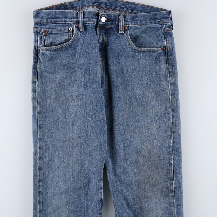 Levi's 501 straight denim pants for men, size W34 cotton blue type Vintage Second Hand