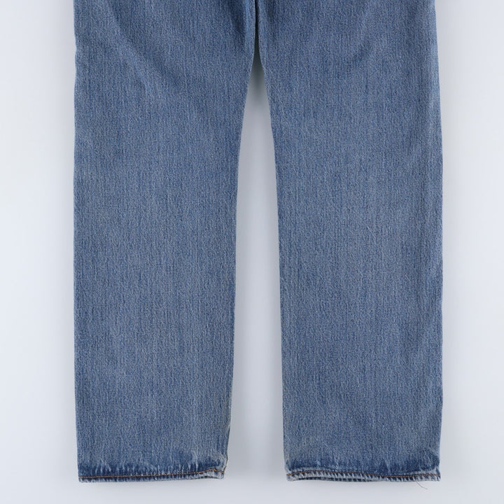 Levi's 501 straight denim pants for men, size W34 cotton blue type Vintage Second Hand