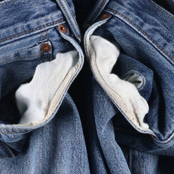Levi's 501 straight denim pants for men, size W34 cotton blue type Vintage Second Hand