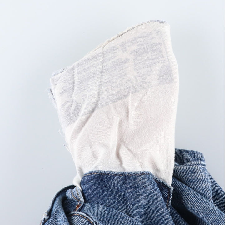Levi's 501 straight denim pants for men, size W34 cotton blue type Vintage Second Hand