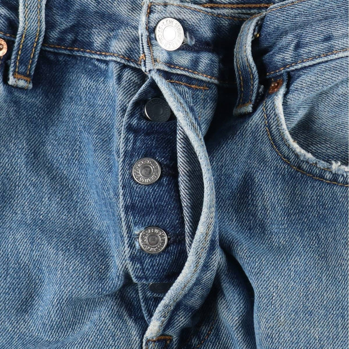 Levi's 501-0193 Straight Denim Pants, Men's, Size W34 cotton blue type Vintage Second Hand
