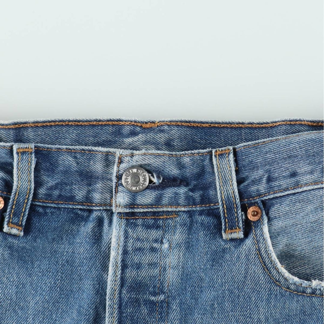 Levi's 501-0193 Straight Denim Pants, Men's, Size W34 cotton blue type Vintage Second Hand