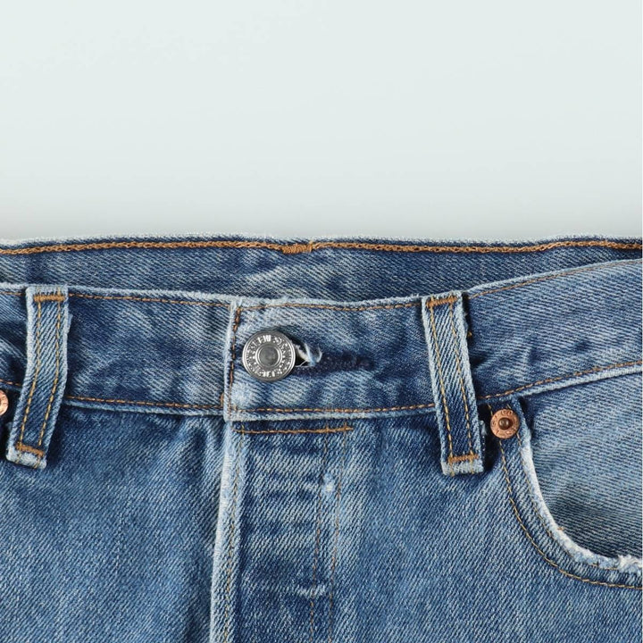 Levi's 501-0193 Straight Denim Pants, Men's, Size W34 cotton blue type Vintage Second Hand