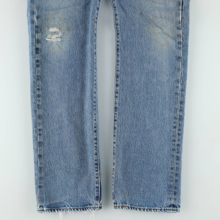 Levi's 501-0193 Straight Denim Pants, Men's, Size W34 cotton blue type Vintage Second Hand