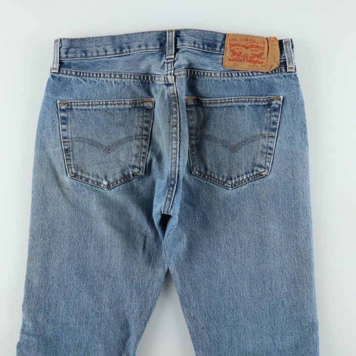 Levi's 501-0193 Straight Denim Pants, Men's, Size W34 cotton blue type Vintage Second Hand