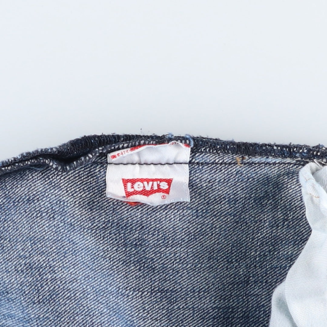 Levi's 501 straight denim pants for men, size W32 cotton navy blue type Vintage Second Hand