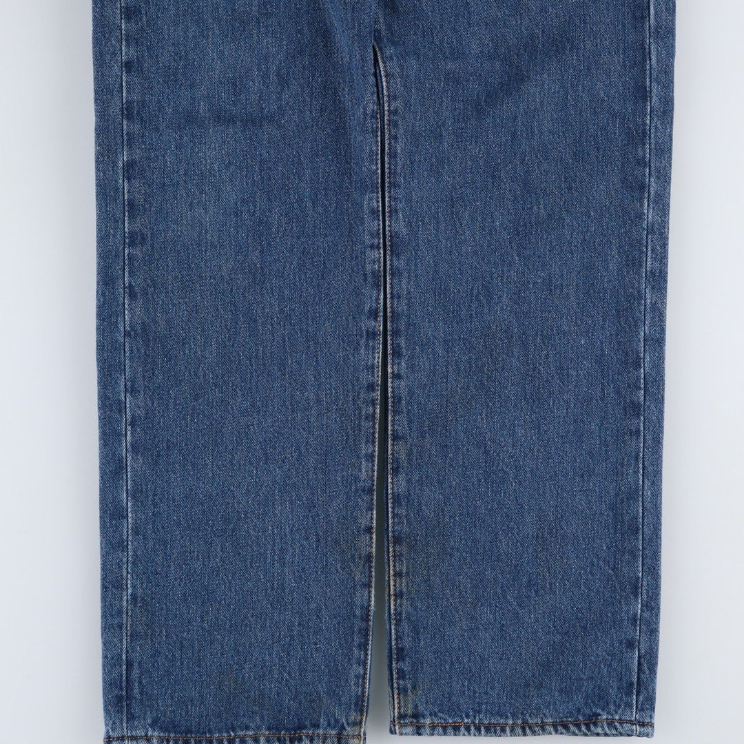 Levi's 501 straight denim pants for men, size W32 cotton navy blue type Vintage Second Hand