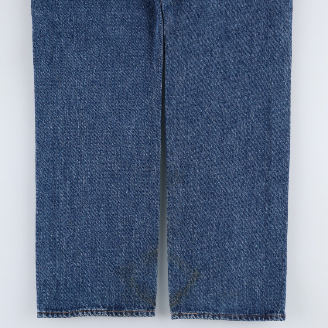 Levi's 501 straight denim pants for men, size W32 cotton navy blue type Vintage Second Hand