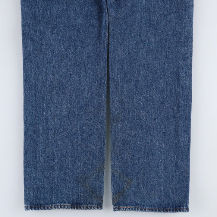 Levi's 501 straight denim pants for men, size W32 cotton navy blue type Vintage Second Hand