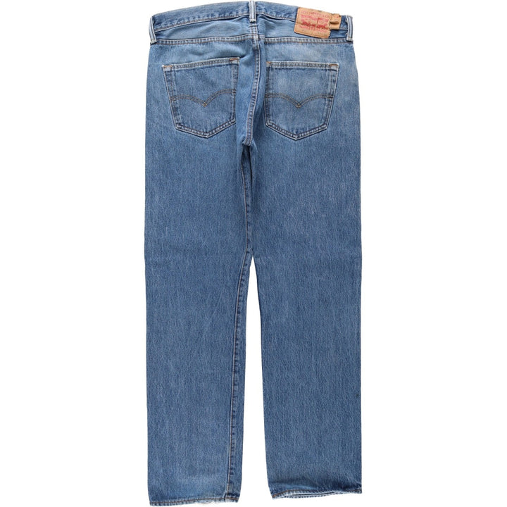 Levi's 501 straight denim pants for men, size W36 cotton blue type Vintage Second Hand
