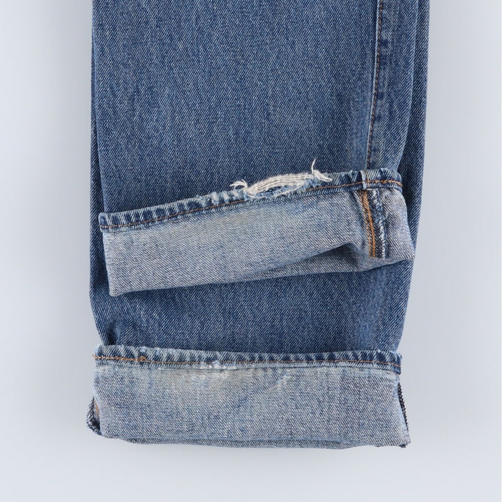 Levi's 501 straight denim pants for men, size W36 cotton blue type Vintage Second Hand