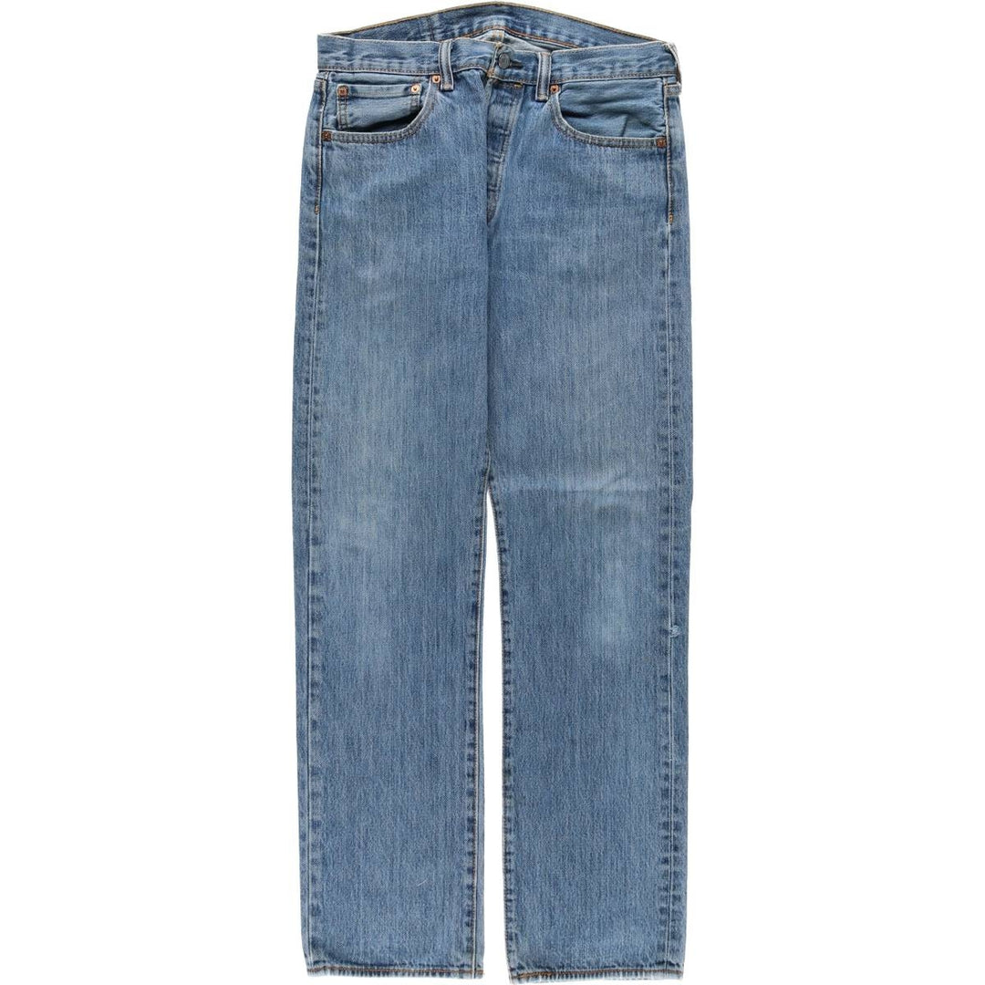Levi's 501 straight denim pants for men, size W32 cotton blue type Vintage Second Hand