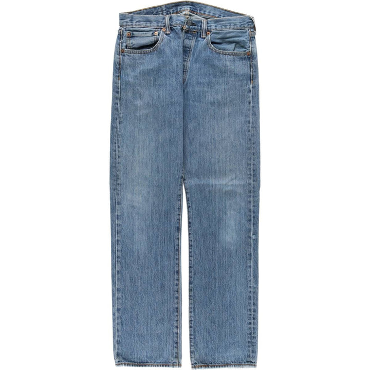 Levi's 501 straight denim pants for men, size W32 cotton blue type Vintage Second Hand
