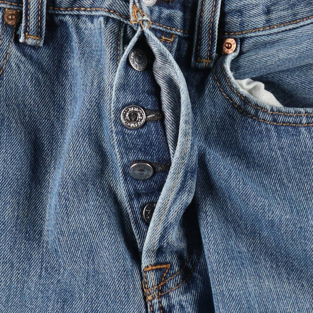 Levi's 501 straight denim pants for men, size W32 cotton blue type Vintage Second Hand