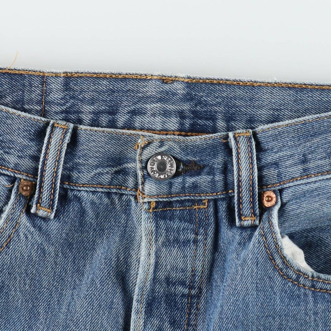 Levi's 501 straight denim pants for men, size W32 cotton blue type Vintage Second Hand