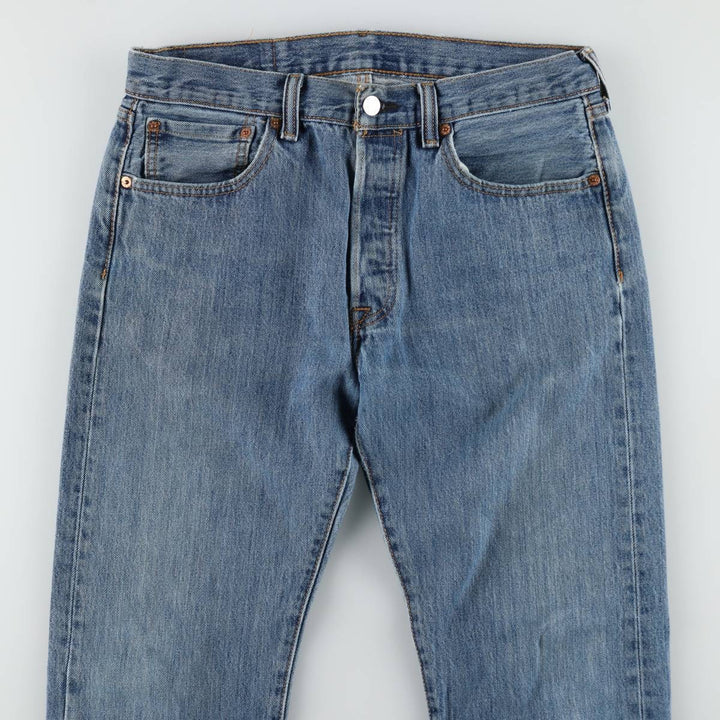 Levi's 501 straight denim pants for men, size W32 cotton blue type Vintage Second Hand
