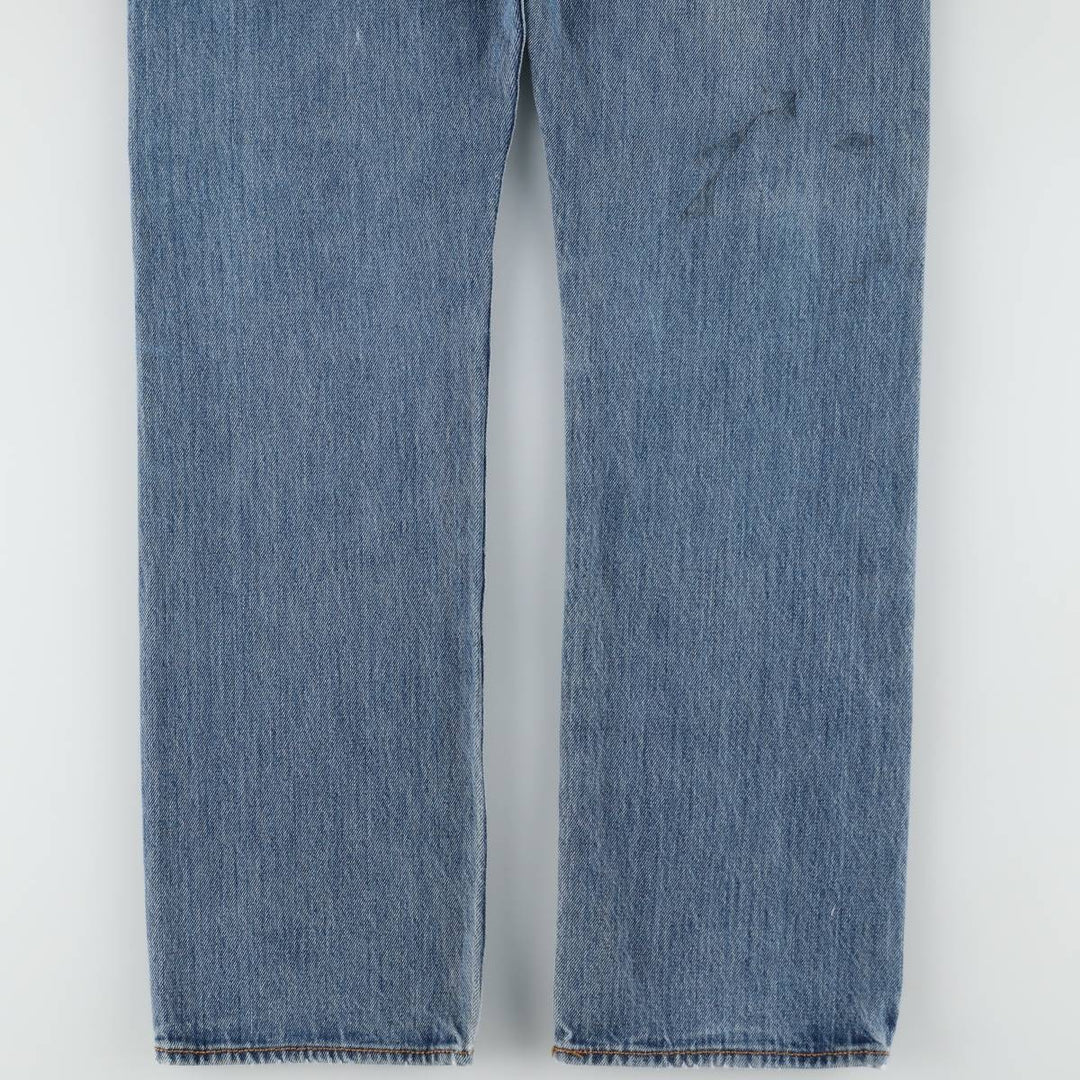 Levi's 501 straight denim pants for men, size W32 cotton blue type Vintage Second Hand