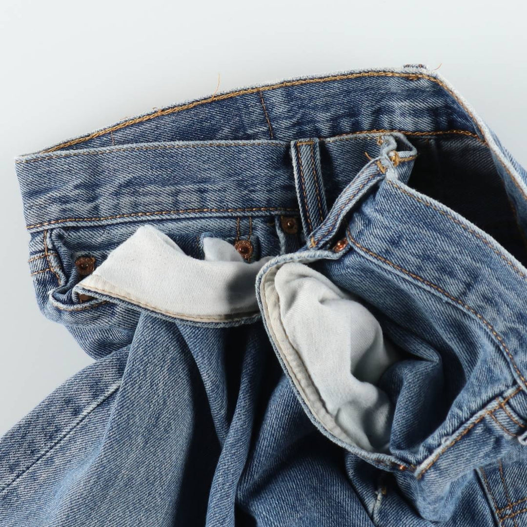 Levi's 501 straight denim pants for men, size W32 cotton blue type Vintage Second Hand