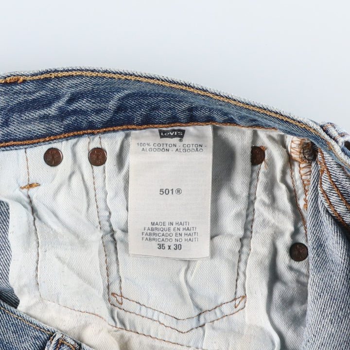 Levi's 501-0193 Men's Straight Denim Pants, Size W35 cotton blue type Vintage Second Hand