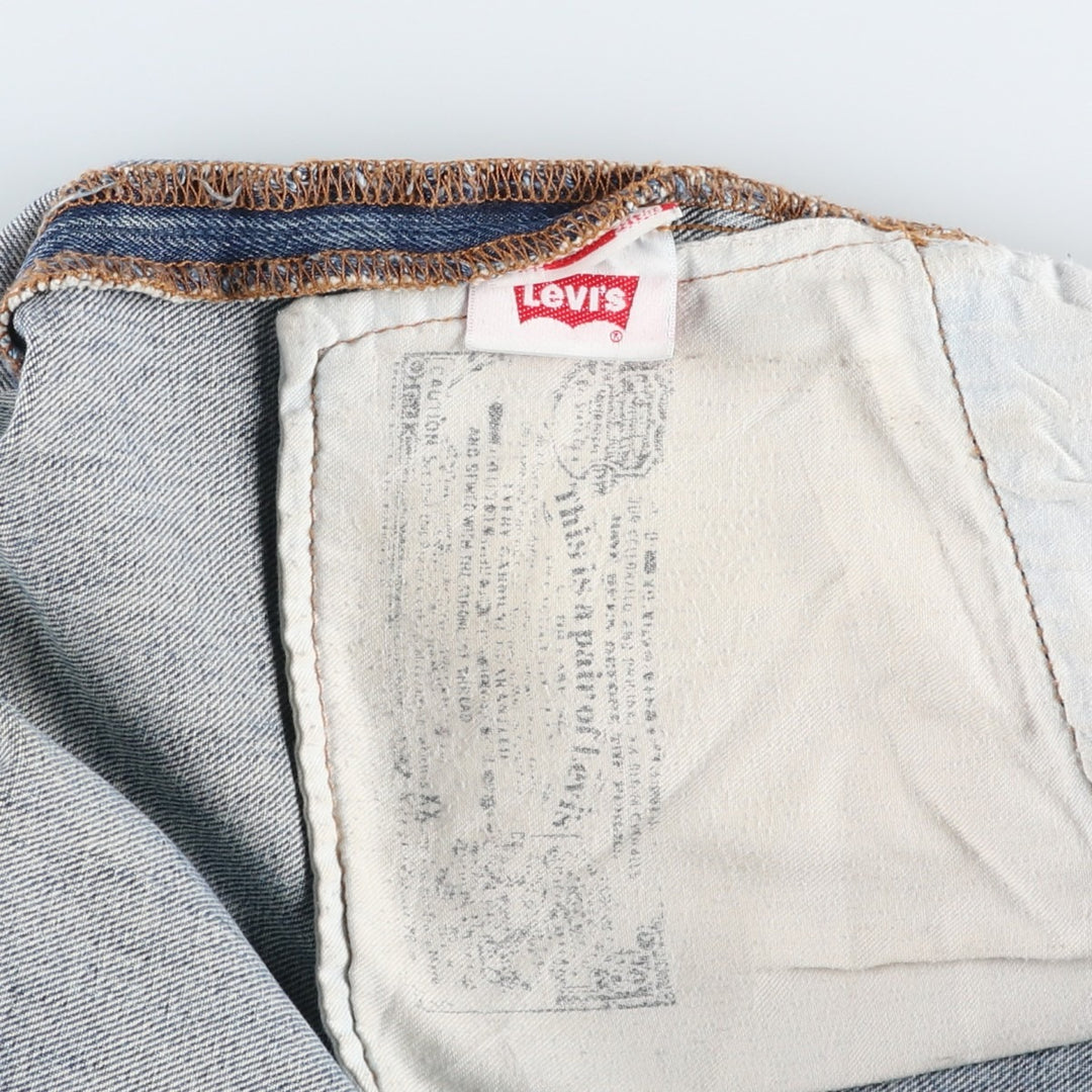 Levi's 501-0193 Men's Straight Denim Pants, Size W35 cotton blue type Vintage Second Hand