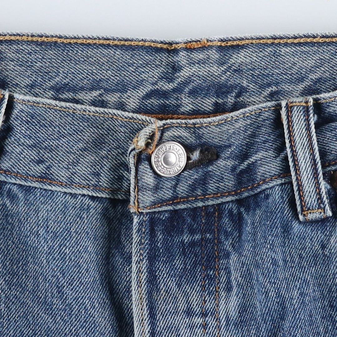 Levi's 501-0193 Men's Straight Denim Pants, Size W35 cotton blue type Vintage Second Hand