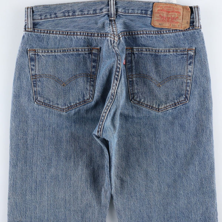 Levi's 501-0193 Men's Straight Denim Pants, Size W35 cotton blue type Vintage Second Hand