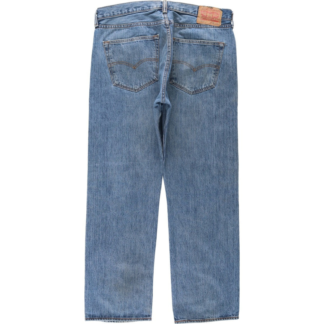 Levi's 501 straight denim pants for men, size W37 cotton blue type Vintage Second Hand