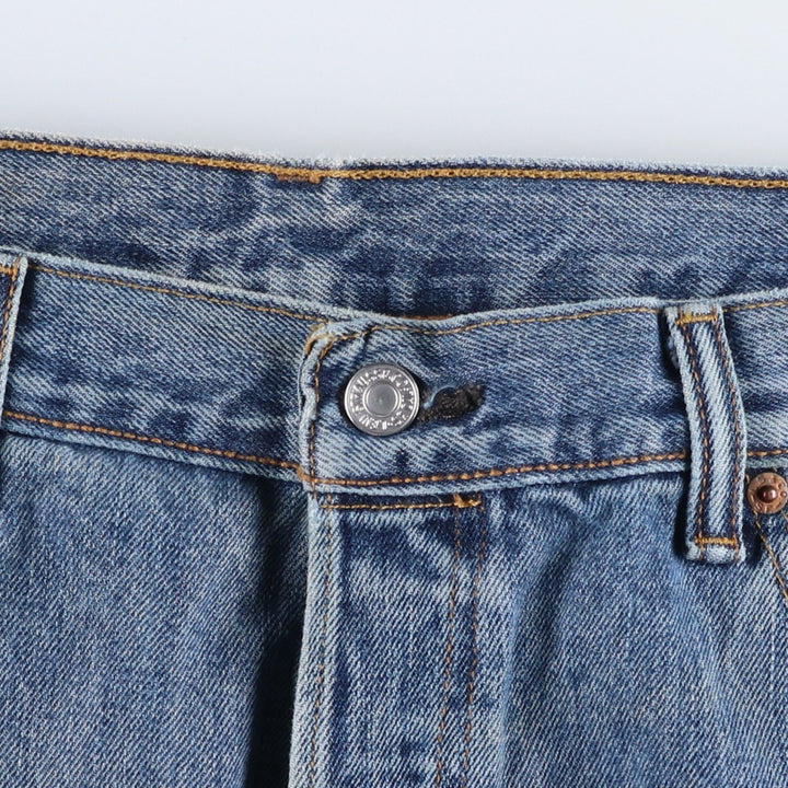 Levi's 501 straight denim pants for men, size W37 cotton blue type Vintage Second Hand