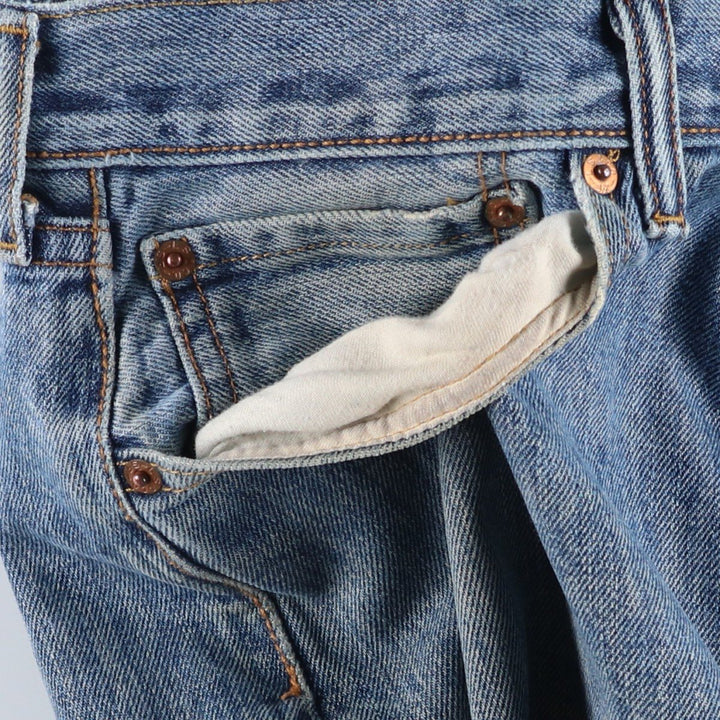 Levi's 501 straight denim pants for men, size W37 cotton blue type Vintage Second Hand