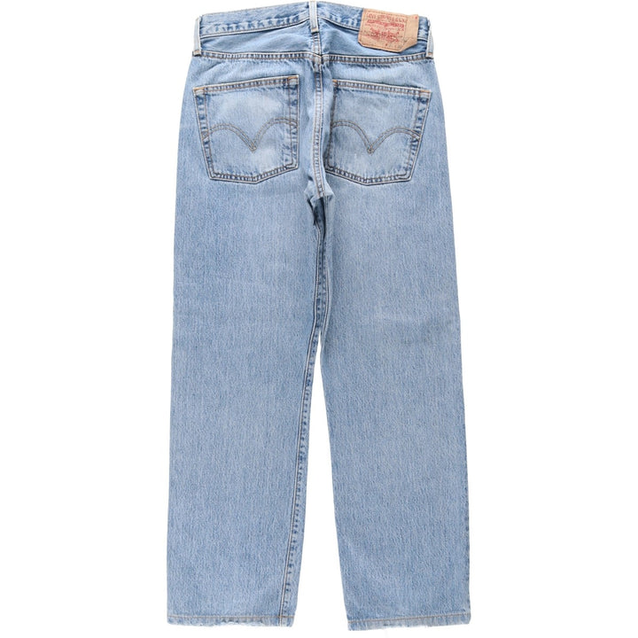 00'S Levi's 501-0193 Straight Denim Pants for Men, W29 cotton Blue type light blue Vintage Second Hand