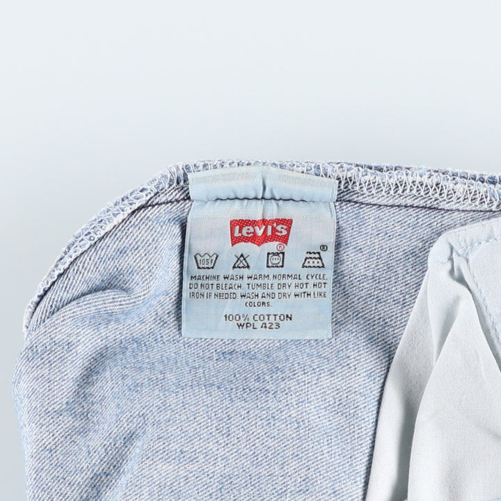 00'S Levi's 501-0193 Straight Denim Pants for Men, W29 cotton Blue type light blue Vintage Second Hand
