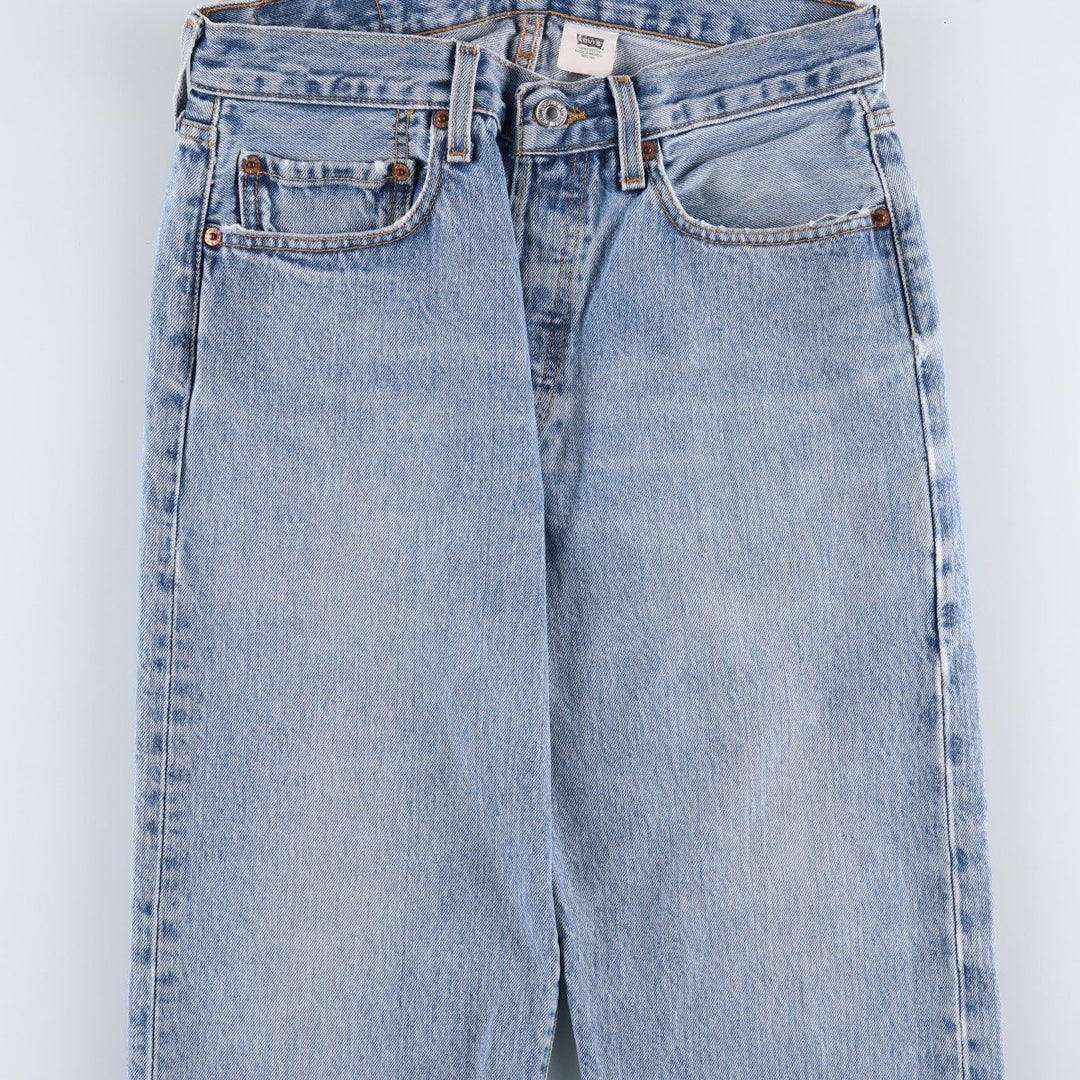 00'S Levi's 501-0193 Straight Denim Pants for Men, W29 cotton Blue type light blue Vintage Second Hand
