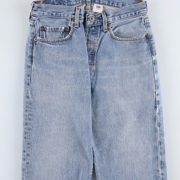 00'S Levi's 501-0193 Straight Denim Pants for Men, W29 cotton Blue type light blue Vintage Second Hand