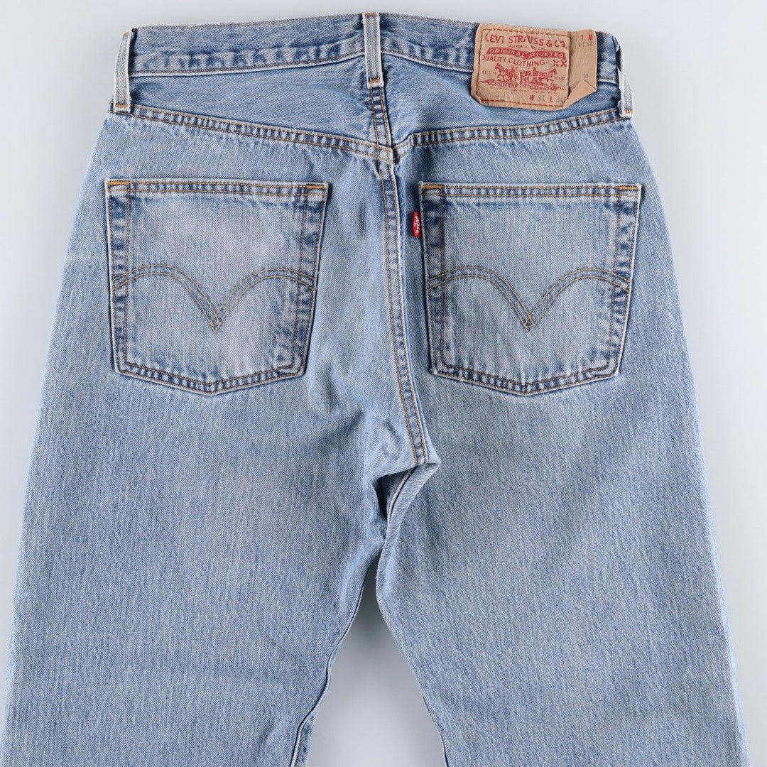 00'S Levi's 501-0193 Straight Denim Pants for Men, W29 cotton Blue type light blue Vintage Second Hand