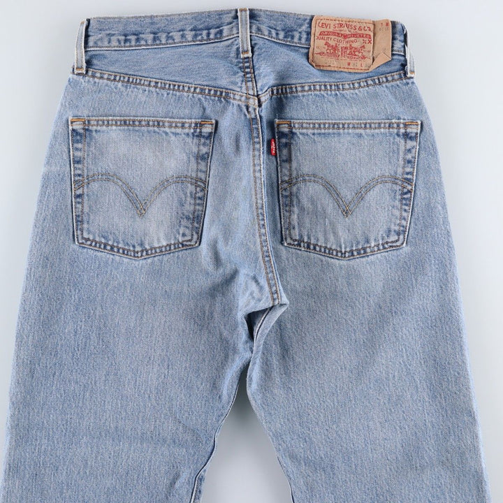 00'S Levi's 501-0193 Straight Denim Pants for Men, W29 cotton Blue type light blue Vintage Second Hand