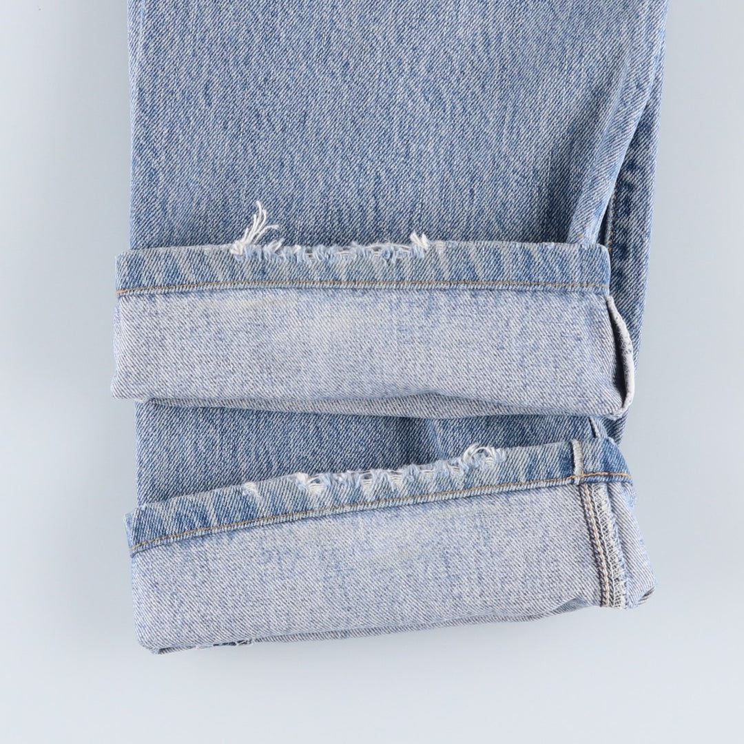 00'S Levi's 501-0193 Straight Denim Pants for Men, W29 cotton Blue type light blue Vintage Second Hand