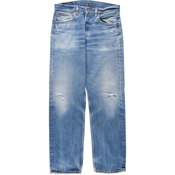 1990'S Levi's 501-0000 Straight Denim Pants, Men's Size W32 (approx.), Vintage cotton blue type Vintage Second Hand