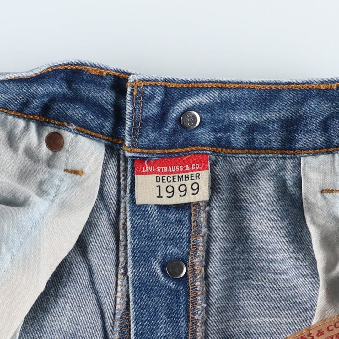 1990'S Levi's 501-0000 Straight Denim Pants, Men's Size W32 (approx.), Vintage cotton blue type Vintage Second Hand