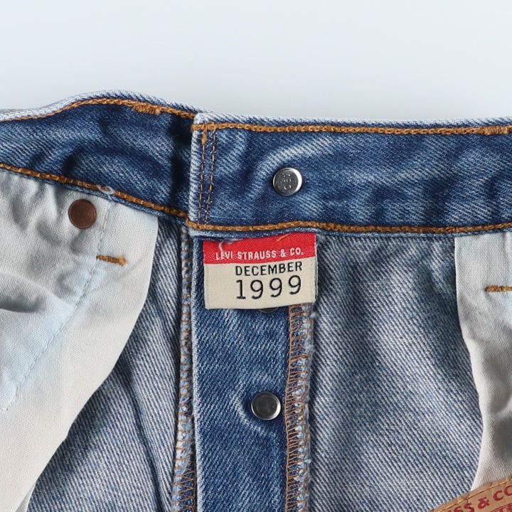 1990'S Levi's 501-0000 Straight Denim Pants, Men's Size W32 (approx.), Vintage cotton blue type Vintage Second Hand