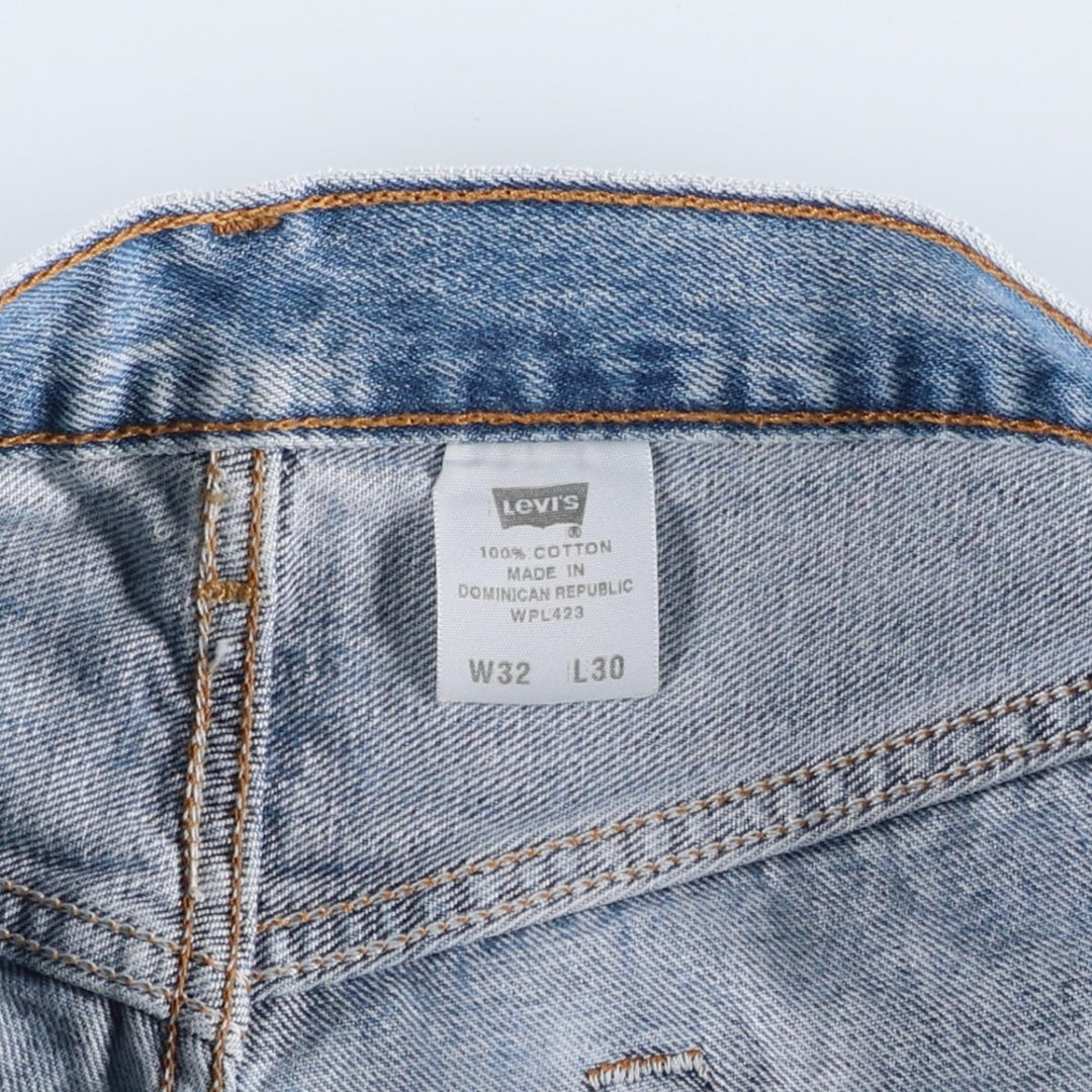 00'S Levi's 501-0193 Straight Denim Pants for Men, W30 equivalent cotton blue type Vintage Second Hand