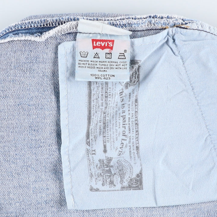 00'S Levi's 501-0193 Straight Denim Pants for Men, W30 equivalent cotton blue type Vintage Second Hand