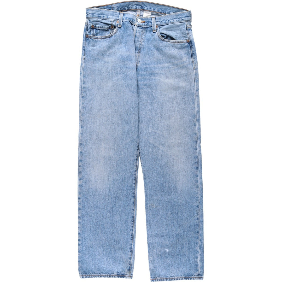 90s-00'S Levi's 501 Straight Denim Pants, Men's W33 (approx.) cotton blue type Vintage Second Hand