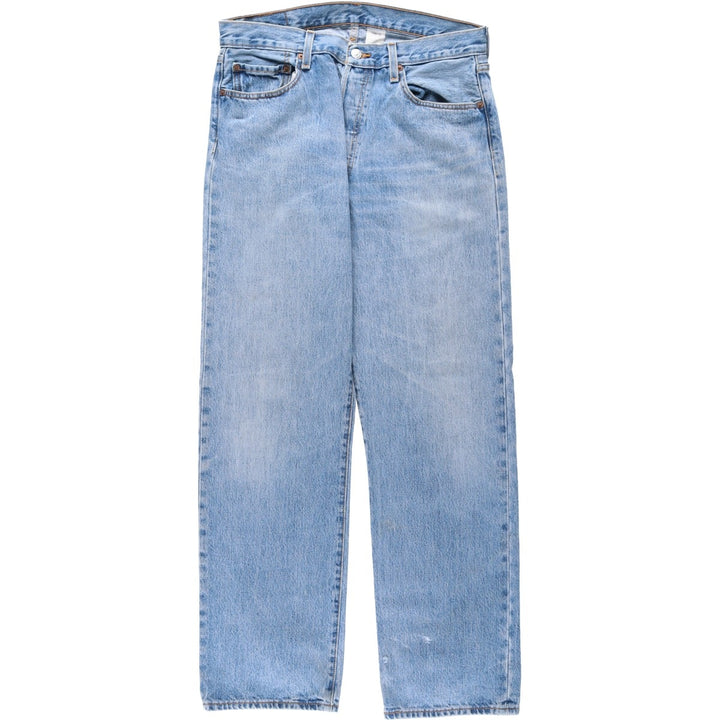 90s-00'S Levi's 501 Straight Denim Pants, Men's W33 (approx.) cotton blue type Vintage Second Hand