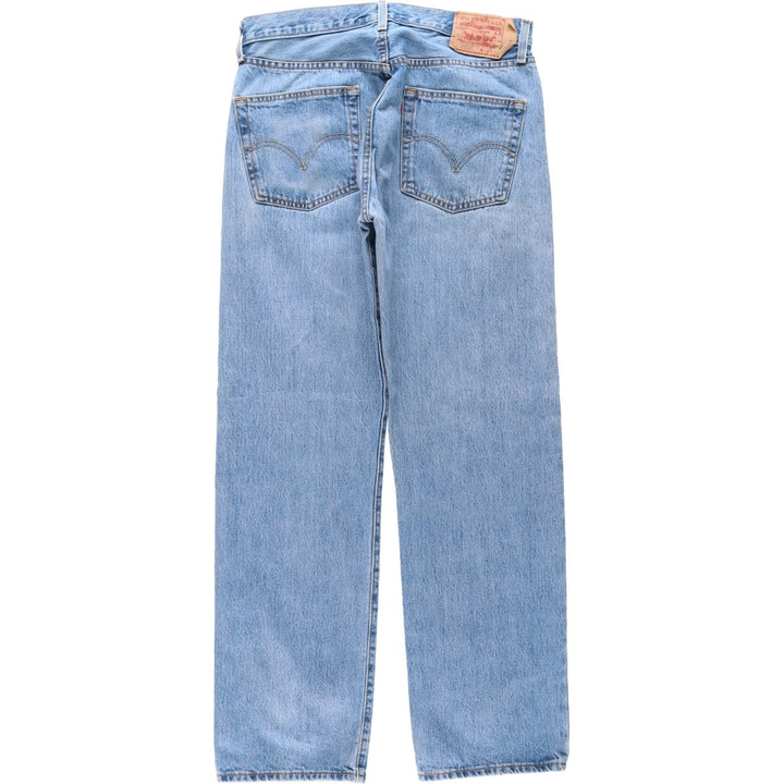 90s-00'S Levi's 501 Straight Denim Pants, Men's W33 (approx.) cotton blue type Vintage Second Hand