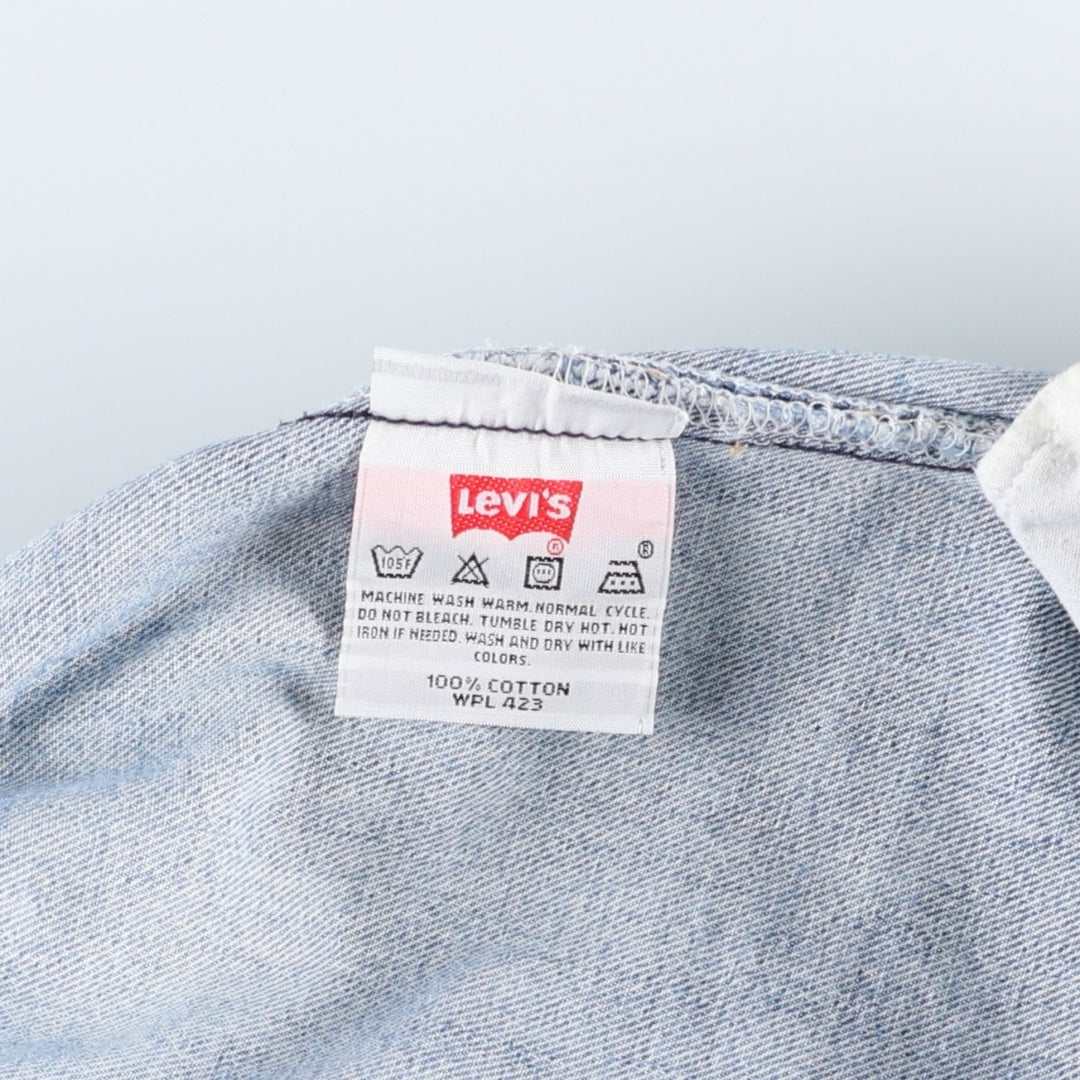 90s-00'S Levi's 501 Straight Denim Pants, Men's W33 (approx.) cotton blue type Vintage Second Hand