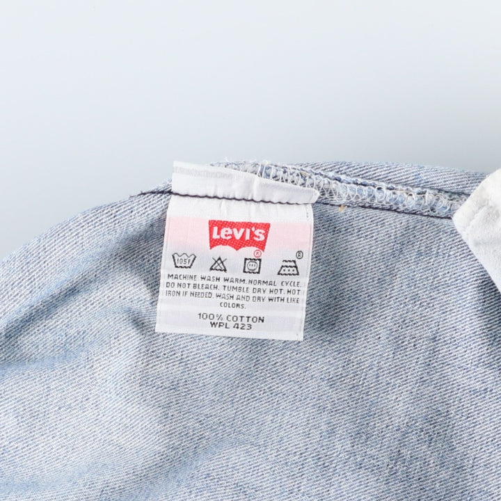 90s-00'S Levi's 501 Straight Denim Pants, Men's W33 (approx.) cotton blue type Vintage Second Hand