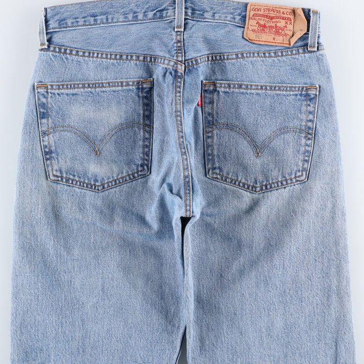 90s-00'S Levi's 501 Straight Denim Pants, Men's W33 (approx.) cotton blue type Vintage Second Hand