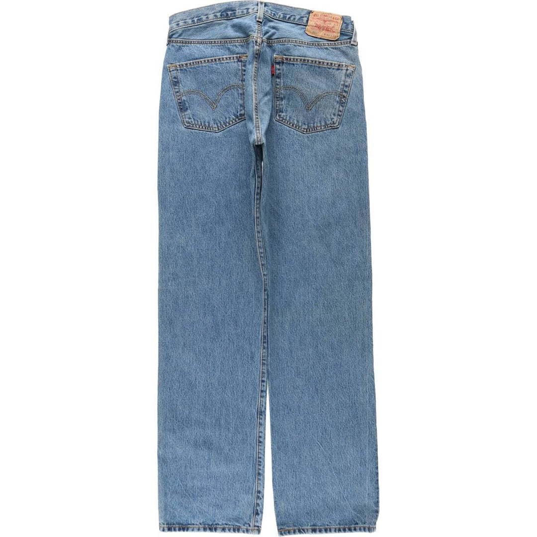 2000'S Levi's 00501-0193 Straight Denim Pants, Men's W36 (approx.) cotton blue type Vintage Second Hand