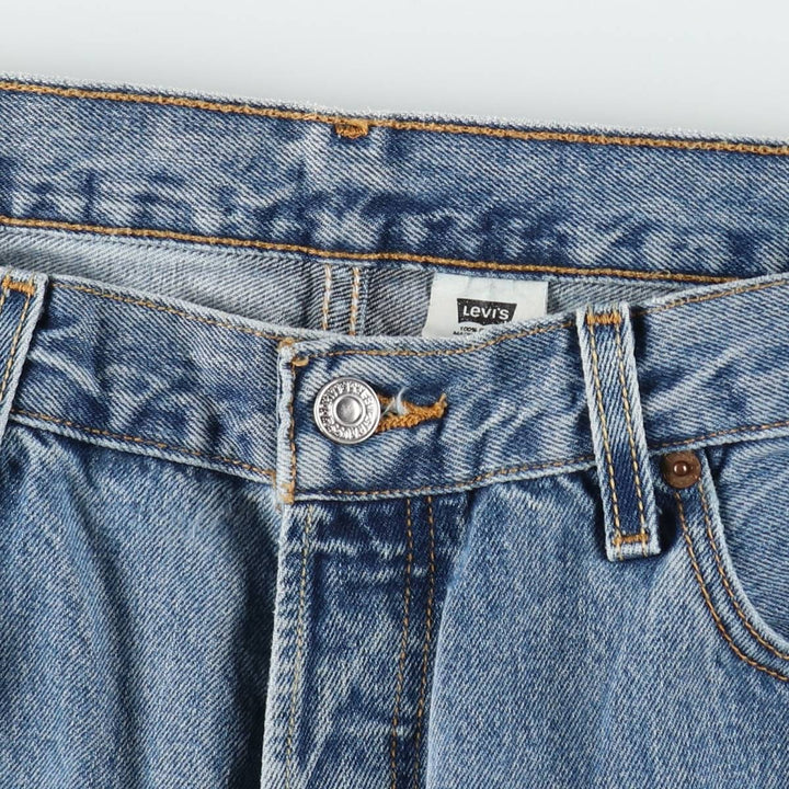 2000'S Levi's 00501-0193 Straight Denim Pants, Men's W36 (approx.) cotton blue type Vintage Second Hand