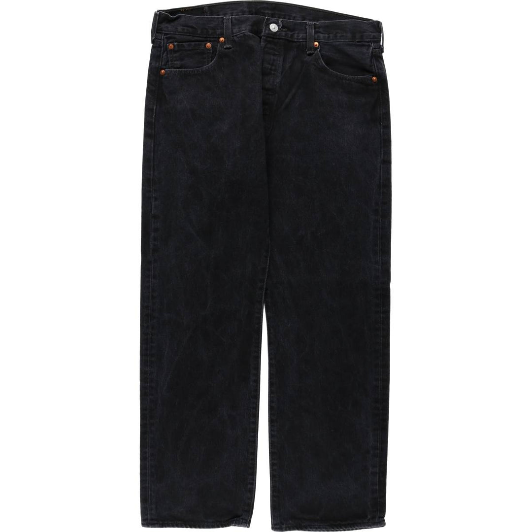 Levi's 501 Black Denim Straight Denim Pants Men's W36 cotton black type Vintage Second Hand